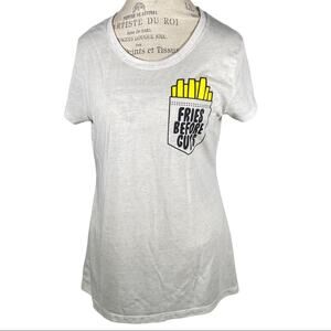 Wound Up Fries Before Guys Short Sleeve Shirt Juniors Size XXL